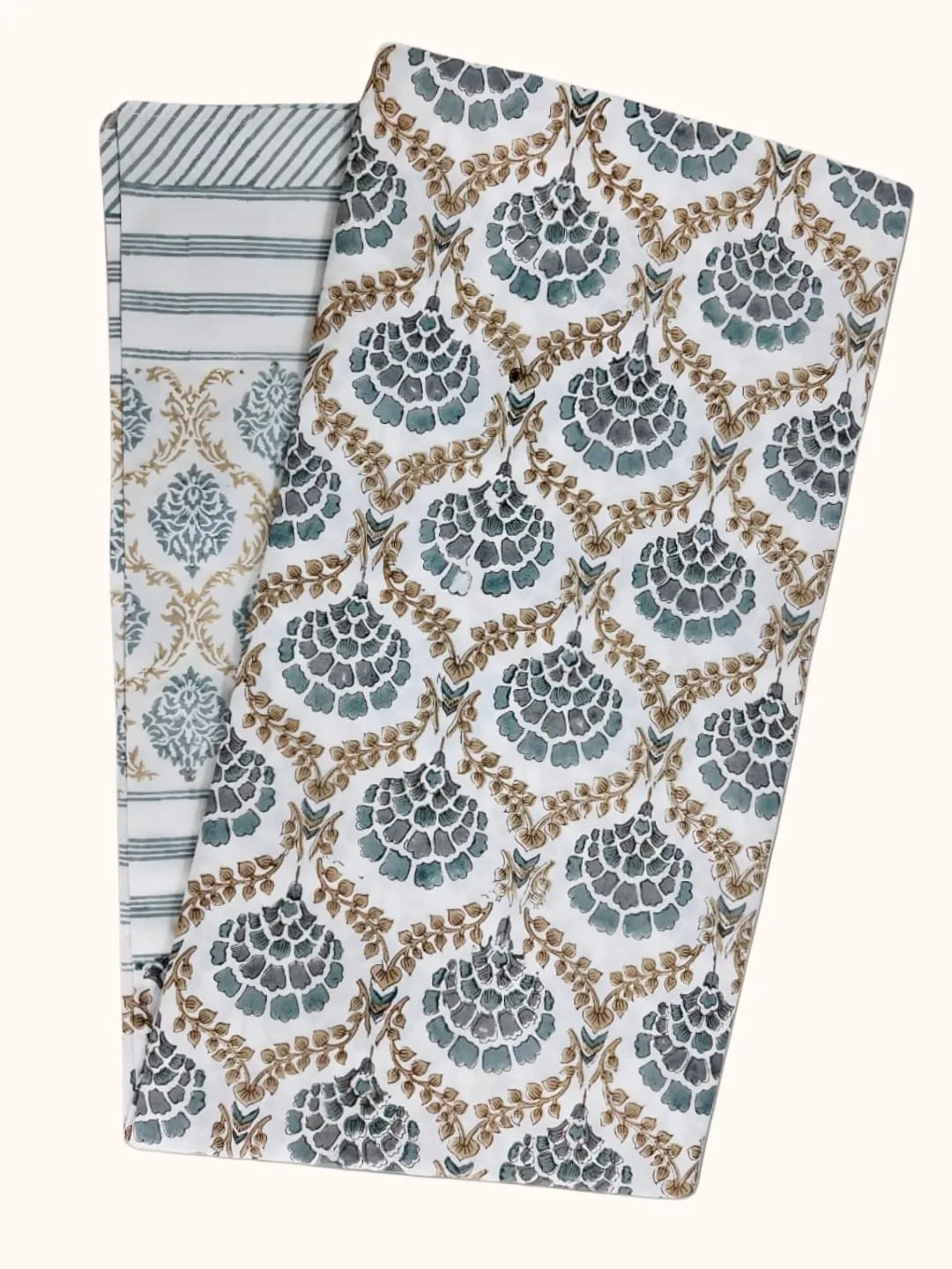 Bedsheet Percale Hand block