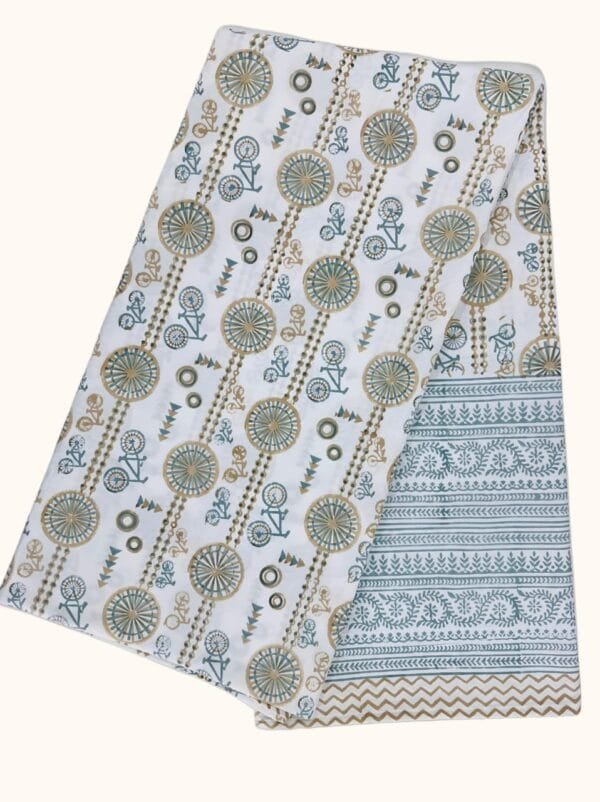 Bedsheet Percale Hand block